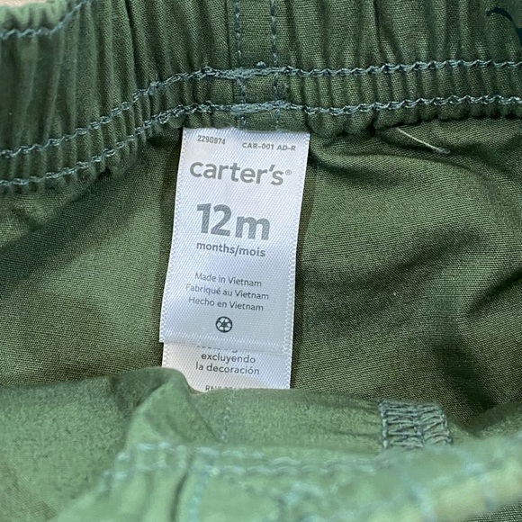 7 baby boy toddler shorts jogger pant bottoms carters bundle - Picture 5 of 9